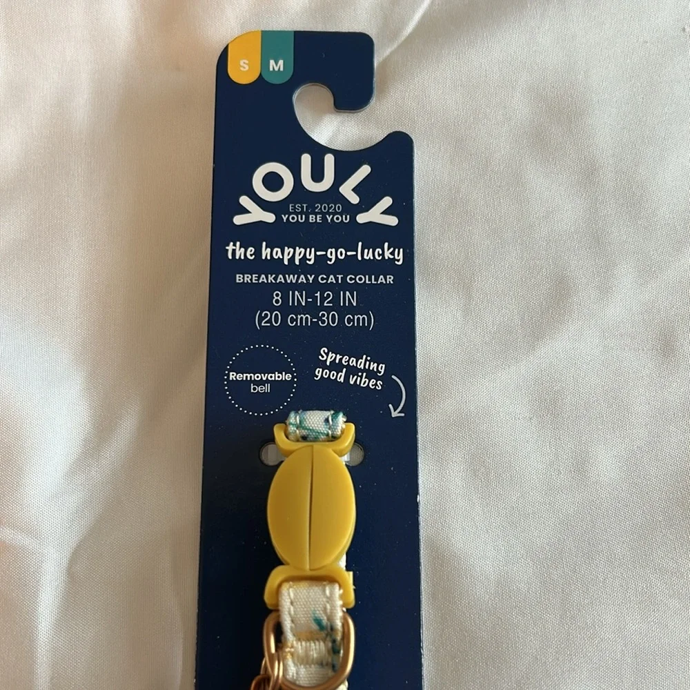 Youly the happy-go-lucky Easter Floral Breakaway Cat Collar (S/M)